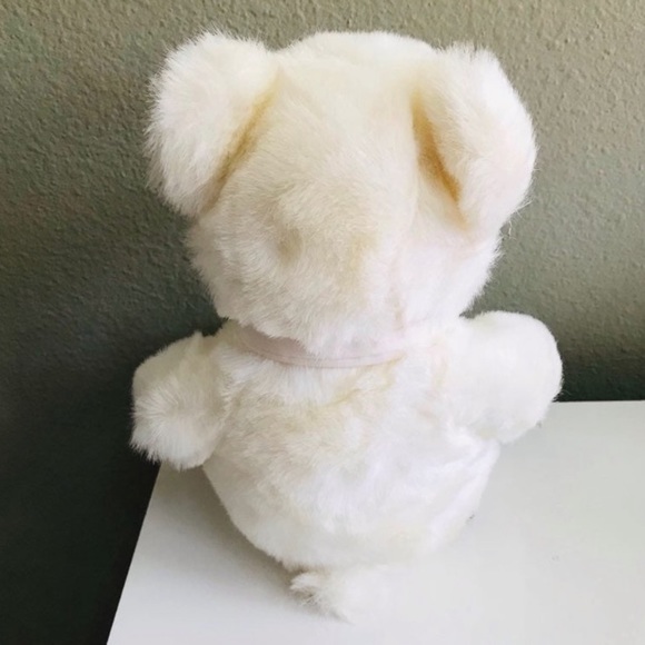 NWT Vintage Heartline Professor Le blanc Teddy Bear Plush Toy Stuffed Animal - Picture 3 of 5